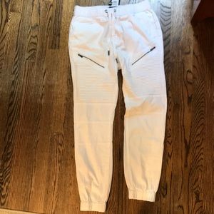 Brand new White joggers